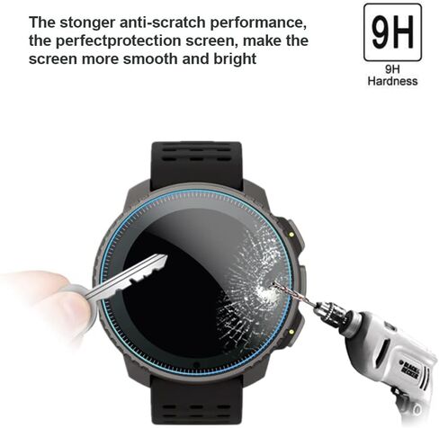 Compatible for Suunto Vertical Screen Protector, 9H Anti-Scratch Tempered Glass Protective Film for Vertical GPS Watch (3PCS) in Saudi Arabia