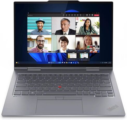 لاب توب لينوفو ثينك باد X1 2 في 1 يوجا الجيل 9، انتل الترا 7 155U، شاشة لمس 14 بوصة FHD (1920x1200)، IPS مضادة للتوهج، 32 جيجا DDR5، 2 تيرابايت SSD، 1080P FHD RGB+IR، قلم نحيف، WIn 11 برو - رمادي in Saudi Arabia