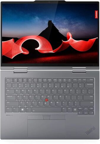 لاب توب لينوفو ثينك باد X1 2 في 1 يوجا الجيل 9، انتل الترا 7 155U، شاشة لمس 14 بوصة FHD (1920x1200)، IPS مضادة للتوهج، 32 جيجا DDR5، 2 تيرابايت SSD، 1080P FHD RGB+IR، قلم نحيف، WIn 11 برو - رمادي in Saudi Arabia