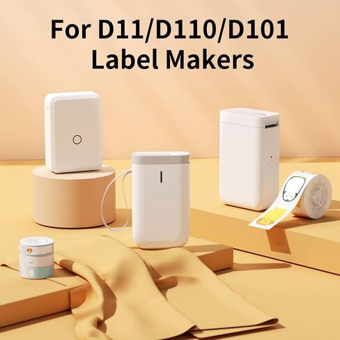 Label Maker Tape Compatible for NIIMBOT D11 D110 D101, Thermal Sticker Paper 0.55'' x 1.97'' Waterproof Labeling Tape Replacement 130 Labels/Roll (14×50mm) in Saudi Arabia