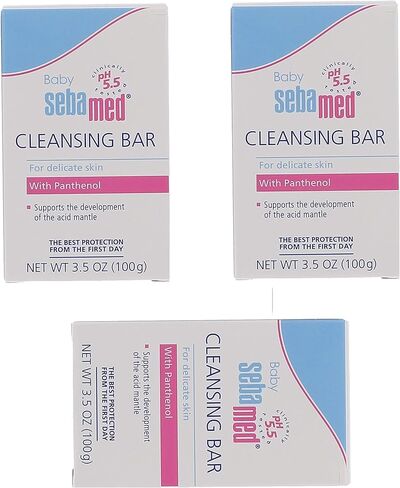 SEBA-med Baby Cleansing Bar (100Gm) (Pack of 3) in Saudi Arabia