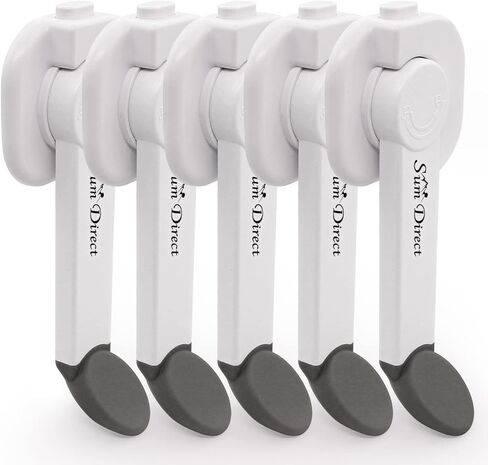 قفل مرحاض آمن للأطفال من SumDirect - 3 قطع قفل مقعد مرحاض لاصق مطور مضاد للأطفال للأطفال الصغار والأطفال والحيوانات الأليفة مع لاصق قوي، بدون تركيب أدوات (3 قطع، أبيض) in Kuwait