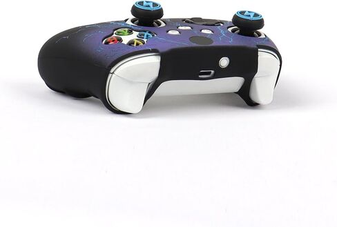 ROTOMOON Lightning Silicone Controller Skins for Xbox Series S/X Controller with 2 Thumb Grips, Sweat-Proof Anti-Slip Controller Cover Skin Protector in Saudi Arabia