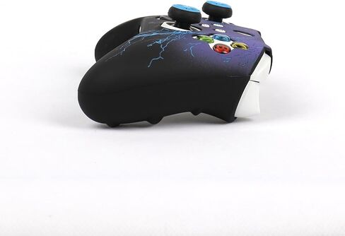 ROTOMOON Lightning Silicone Controller Skins for Xbox Series S/X Controller with 2 Thumb Grips, Sweat-Proof Anti-Slip Controller Cover Skin Protector in Saudi Arabia