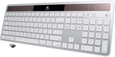 Logitech Wireless Solar Keyboard K750 for Mac - Silver (Renewed) in Saudi Arabia