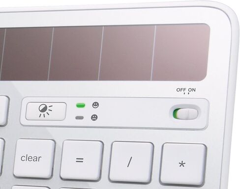Logitech Wireless Solar Keyboard K750 for Mac - Silver (Renewed) in Saudi Arabia