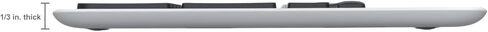 Logitech Wireless Solar Keyboard K750 for Mac - Silver (Renewed) in Saudi Arabia