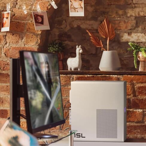كمبيوتر مكتبي HP Victus 15L Ryzen 5 RTX 4060 Premium للألعاب، AMD Ryzen 5 5600G، NVIDIA GeForce RTX 4060، ذاكرة الوصول العشوائي 32 جيجابايت، 1 تيرابايت SSD، RJ45، HDMI، منفذ DP، Wi-Fi 6، Windows 11 Pro، أبيض in Saudi Arabia
