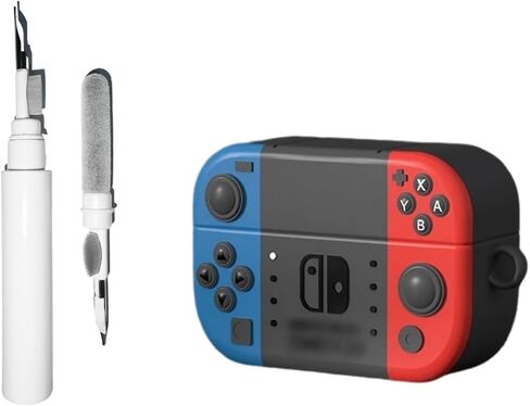 [3 in 1] TSVSXS Silicone Case Compatible with Beats Solo Buds(2024) with Keychain, Cute Cartoon Game Soft Protective Shockproof Earbuds Cover with Cleaning Kit in Saudi Arabia