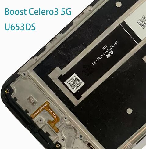 شاشة LCD تعمل باللمس محول الأرقام الجمعية استبدال ل Boost Celero3 5G U653DS/Boost Celero 5G 2024 (3rd Ver) 6.5" in Saudi Arabia