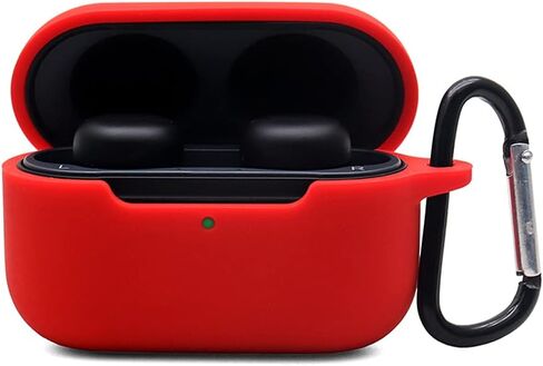 Silicone Case for Echo Buds 2nd, Shockproof Protective Echo Buds 2 Case Cover with Keychain. (Black) in Saudi Arabia