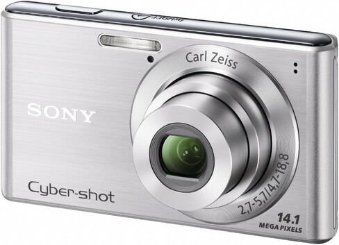 Sony Cyber-Shot DSC-W530 14.1 MP Digital Still Camera with Carl Zeiss Vario-Tessar 4x Wide-Angle Optical Zoom Lens and 2.7-inch LCD (Silver) (OLD MODEL) (Renewed) in Saudi Arabia