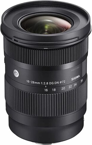 Sigma 16-28mm F2.8 DG DN Contemporary Lens for Sony E-Mount Mirrorless Cameras 206965 Bundle with Deco Gear Photography Backpack + UV Polarizer FLD Filter Kit and Accessories in Saudi Arabia