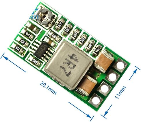 10Pcs Step-Down Power Supply Module Mini DC-DC 12-24V to 5V 3A Voltage Buck Converter Adjustable 1.8V 2.5V 3.3V 5V 9V 12V in Saudi Arabia