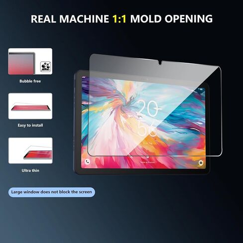 لـ TCL TAB 10 NXTPAPER 5G 10.4 بوصة واقي شاشة من الزجاج المقسى عالي الوضوح مضاد للخدش 9H HD شفاف خالٍ من الفقاعات (قطعتان) in Kuwait