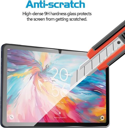لـ TCL TAB 10 NXTPAPER 5G 10.4 بوصة واقي شاشة من الزجاج المقسى عالي الوضوح مضاد للخدش 9H HD شفاف خالٍ من الفقاعات (قطعتان) in Kuwait