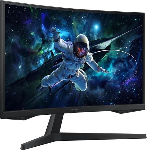 سامسونج أوديسي G55C شاشة ألعاب منحنية 32 بوصة 1440 بكسل HDR 165 هرتز (متجددة)، أسود in Saudi Arabia