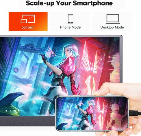 شاشة محمولة، شاشة كمبيوتر Eyoyo 11.6 بوصة تعمل باللمس 1366x768 شاشة كمبيوتر محمول محمولة USB C HDMI - شاشة تعمل بالطاقة، IPS 178 درجة للعناية بالعين، شاشة خارجية لأجهزة الكمبيوتر المحمول والهاتف Mac Xbox PS4 in Kuwait