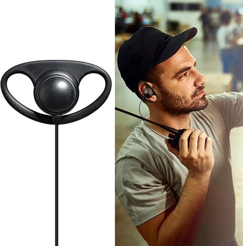 Walkie Talkie Earpiece with Mic for Motorola CLS1410 CLS1110 RMM2050 RMU2040 RMU2080 RMU2080D RMV2080 RDU4100 RDU4160D, Radio Earpiece Headset for CP185 CP200 CP200D GP300 GP88 Mag One, Pack of 2 in Saudi Arabia