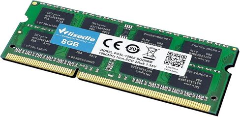 DDR3/DDR3L 8GB Kit (2x4GB) Laptop RAM 1600MHz CL11 SODIMM Wlizedle PC Memory RAM PC3-12800 204-Pin 1.35V/1.5V Non-ECC Unbuffered 2Rx8 Upgrade Notebook Sdram Sticks Module for Computer Portable, Blue in Kuwait