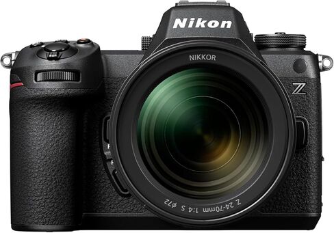 Nikon Z6III Full Frame Mirrorless FX 6K Camera Body with NIKKOR 24-70mm F4 S Lens 1892 Bundle Including Deco Gear Photography Bag + Extra Battery + LED + Filters + Software Kit and Accessories in Saudi Arabia