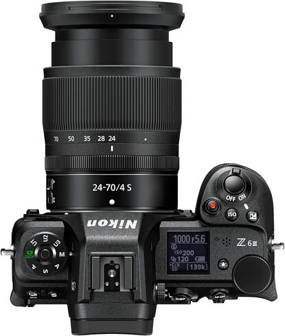 Nikon Z6III Full Frame Mirrorless FX 6K Camera Body with NIKKOR 24-70mm F4 S Lens 1892 Bundle Including Deco Gear Photography Bag + Extra Battery + LED + Filters + Software Kit and Accessories in Saudi Arabia