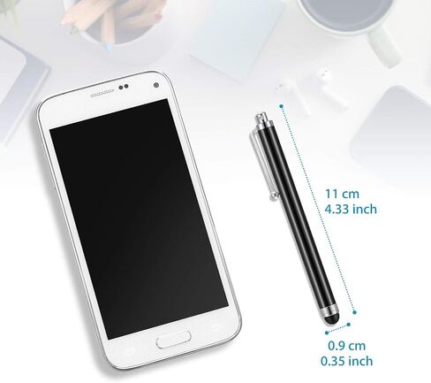 Stylus Pen Set of 100 Universal Capacitive Stylus Compatible with Samsung, Tablet, Most Devices with Capacitive Touch Screen (Black) in Saudi Arabia