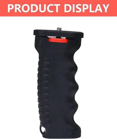 مثبت مقبض الكاميرا العالمي مع برغي 1/4 بوصة - متوافق مع نظارات الرؤية الليلية وكاميرات الحركة وكاميرات DSLR والهواتف الذكية - تصميم مريح لتجربة تصوير مريحة in Kuwait