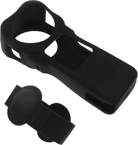 1 Set 1 Inch Panoramic Camera Silicone Protective Cover Camera Silicone Protector Camera Lens Silicone Case Compatible with Insta360 ONE RS, Black in Saudi Arabia