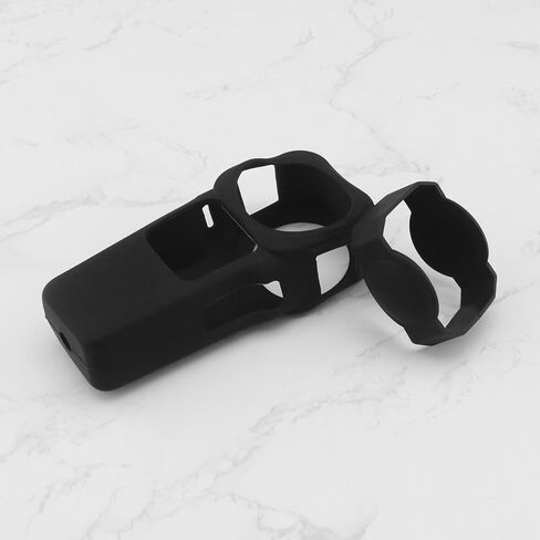 1 Set 1 Inch Panoramic Camera Silicone Protective Cover Camera Silicone Protector Camera Lens Silicone Case Compatible with Insta360 ONE RS, Black in Saudi Arabia