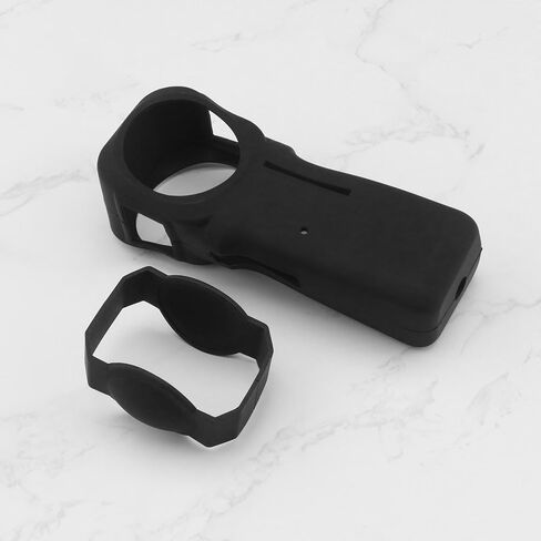 1 Set 1 Inch Panoramic Camera Silicone Protective Cover Camera Silicone Protector Camera Lens Silicone Case Compatible with Insta360 ONE RS, Black in Saudi Arabia