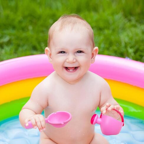 YAPROMO Baby Bath Toys for Toddlers 36+ Month, 3 Pcs Baby Bath Tub Toy, Swimming Pool and Water Toys, Cute Baby Beach Toy in Saudi Arabia
