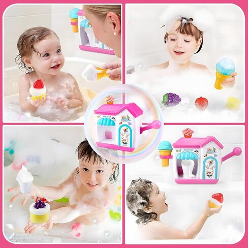 Crab Bath Bubble Machine, Bath Bubble Maker for Baby, Automatic Bubble Maker with 12 Songs, Bubble Maker Bathtime Shower Bath Toys for Toddlers 1-3 | Fun Bathtub Toy Gifts in Saudi Arabia