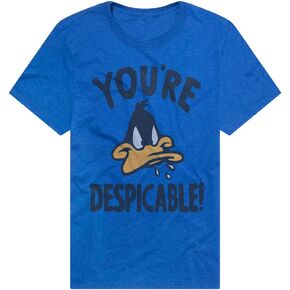 Popfunk Official Looney Tunes Catch Phrases Adult Unisex Classic Ring-Spun T-Shirt Collection in Kuwait