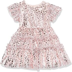 PIPPA & JULIE Girls' Sleeveless Party Dress, Fit & Flare Silhouette, Cute Pattern Styles in Kuwait