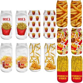 7 Pairs Novelty Dog Ankle Socks Animal Low Cut Sock for Women Teens