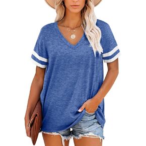Grace's Secret Womens Tops Summer Clothes Shirts for Women Casual Short Sleeve Fashion Blouses Trendy Tunic Tops