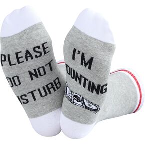 ZJXHPO Accountant Crew Sock I’m Counting Novelty Sock CPA Sock Accrual Sock Certified Public Accountant Gift