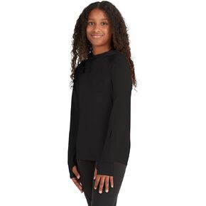 Terramar Kids' Ventilator Light Weight Sweatshirt Long Sleeve Hoodie with UPF Protection