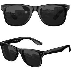 LUENX نظارة شمسية مستقطبة مربعة الشكل للرجال والنساء 80 كلاسيكية عصرية أنيقة من الأشعة فوق البنفسجية 400 حماية 54 ملم in Kuwait