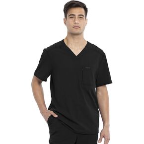 Cherokee Euphoria Men Scrubs Top Tuckable V-Neck CK887A
