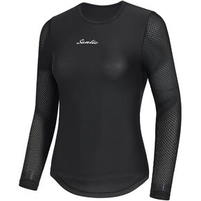 Santic Women's Long Sleeved Base Layer Cycling Mess Tank Tops Sports Undershirt Quick Dry