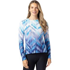 Terry Soleil Long Sleeve Bike Top, Athletic Fit Womens Cycling Jersey, UPF 50+ Sun Shirt, Rash Guard, Hiking Outdoor Top