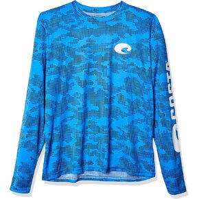 Costa Del Mar Men's Tech Dot Matrix Performance Long Sleeve Shirt