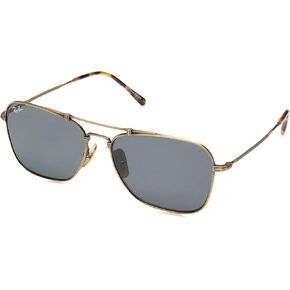 Ray-Ban RB8136 Caravan Titanium Square Sunglasses
