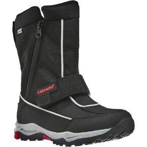 Verdin Boy's Snow Boot: Waterproof Zipper, 200g enTHERMA-Insulated Nylon, deHYDREX Waterproof, Memory Foam Footbed, Reflective Trim