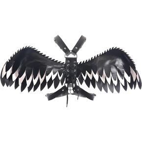 Daisy corsets womens Black & White Layered Wing Body HarnessLingerie