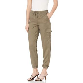 Jessica Simpson Women's Size Drawstring Cargo Pocket Jogger, Kalamata, 24 Plus Regular