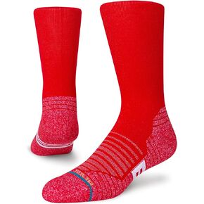 Stance Versa Crew Socks (Medium, Red)