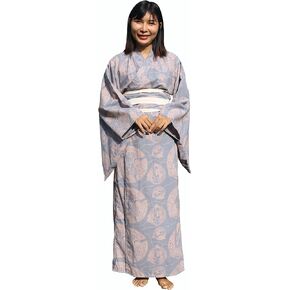 RaanPahMuang Long Kimono Robes For Women, Japanese Comfy Floral Sleepwear Robes